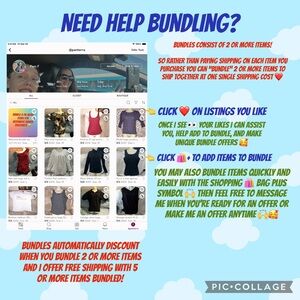 Welcome Bundle discounts information and closet partner link in comments